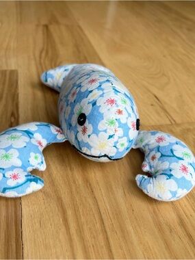 Zanies Lovely Lobster Dog Toy Blue 7" With Squeaker